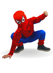 FITTO kids costume set for kids, Spiderman Costume for kids with pants, Mask, and accessories, Medium