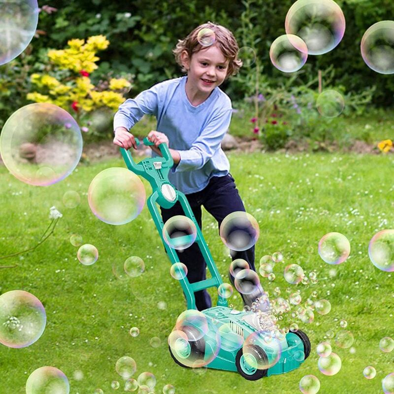 FITTO Automatic Bubble Blowing Trolley - The Ultimate Outdoor Playtime Toy for Kids