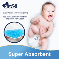 Aiwibi Premium Baby Pants,Size 4, L 9-14kg,44pcs