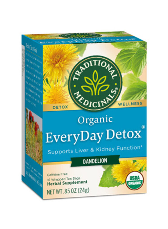 

Traditional Medicinals Everyday Detox Dandelion, 16 Tea Bags