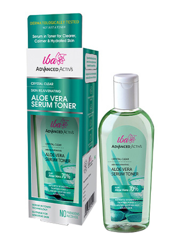 

Iba Advanced Activs Crystal Clear Aloe Vera Serum Toner, 120ml