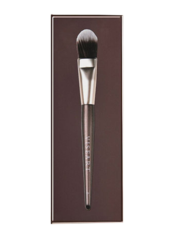 

Viseart Foundation Face Brush, VBR006, Brown/Silver