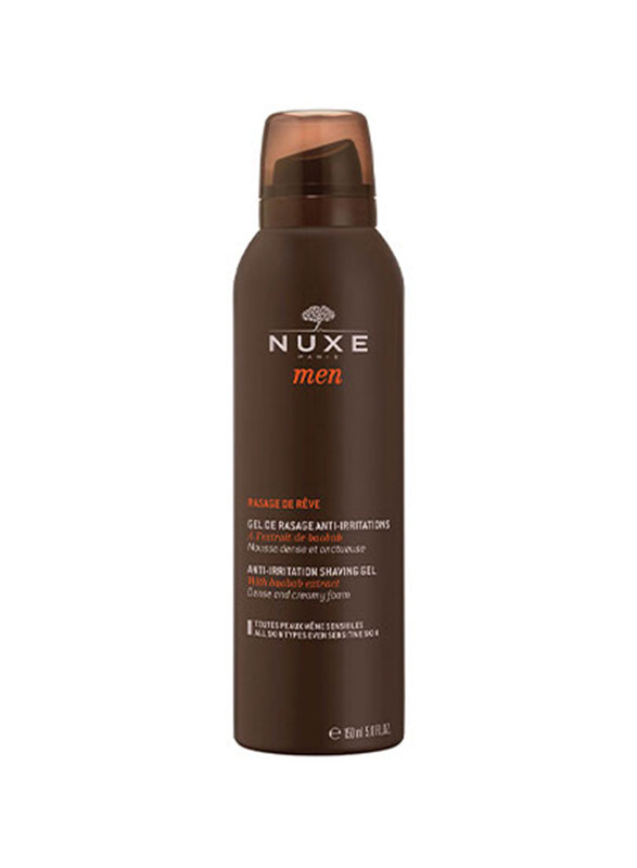 

Nuxe Aerosol Men Anti-Irritation Shaving Gel, Brown, 150ml