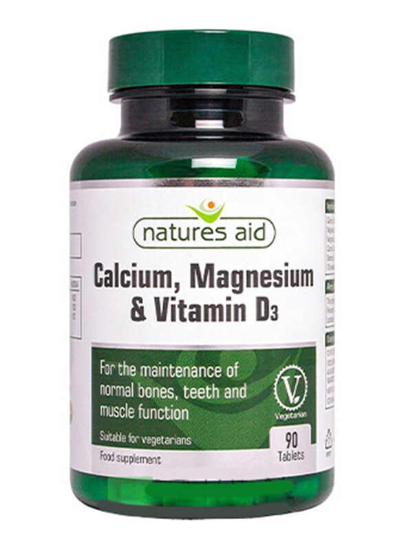 

Natures Aid Calcium Magnesium and Vitamin D3 Food Supplement, 90 Capsules