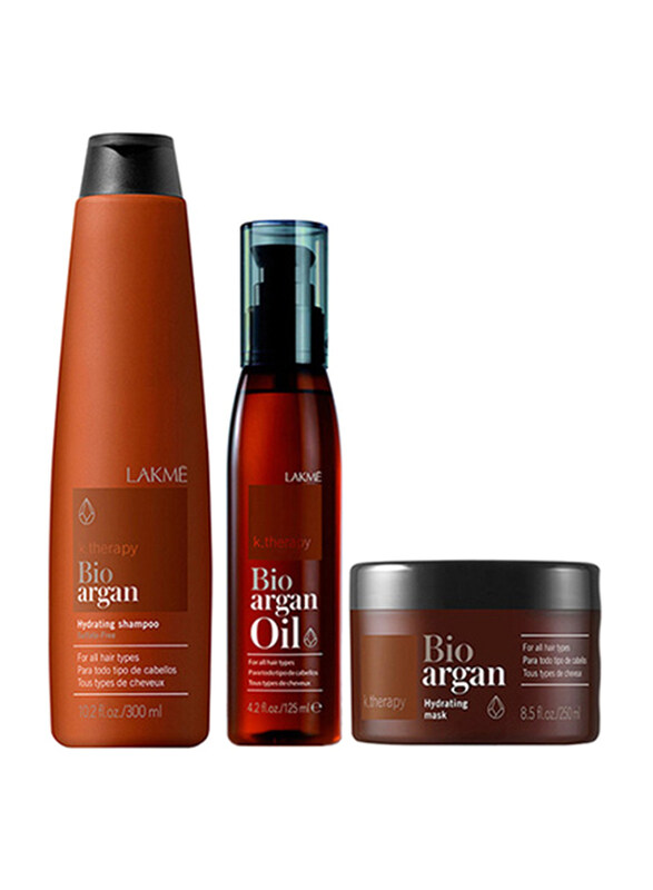 

Lakme KTHPY Bioargan Hair Care Set for All Hair Type, 3 Piece