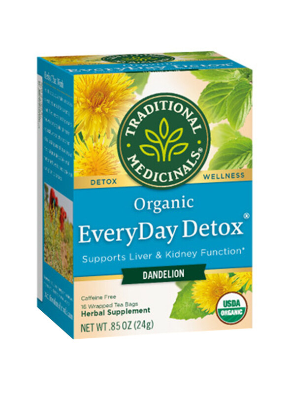 

Drinks Traditional Medicinals Traditional Medicinals Everyday Detox Herbal Tea, 16 Tea Bags