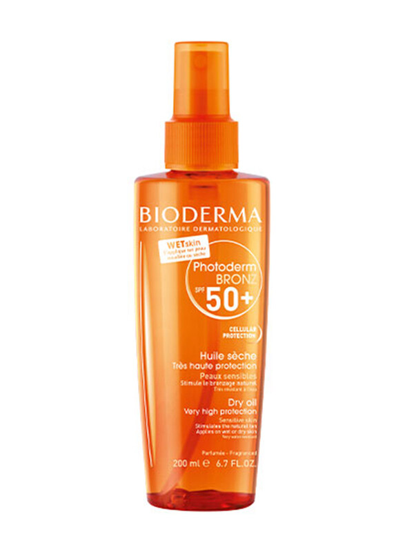 

Bioderma Photoderm Bronz Dry Oil SPF 50+ with Tanning Effect, 200ml