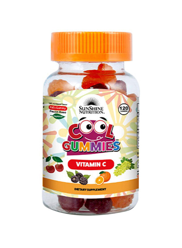 

Sunshine Nutrition Cool Gummies Vitamin C Dietary Supplement, 120 Softgels