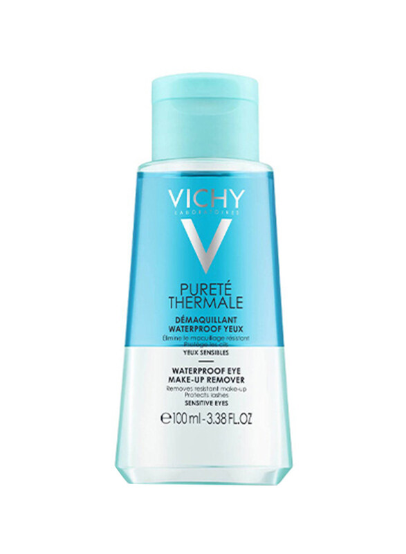 

Vichy Purete Thermale Waterproof Eye Makeup Remover, 100ml, Blue