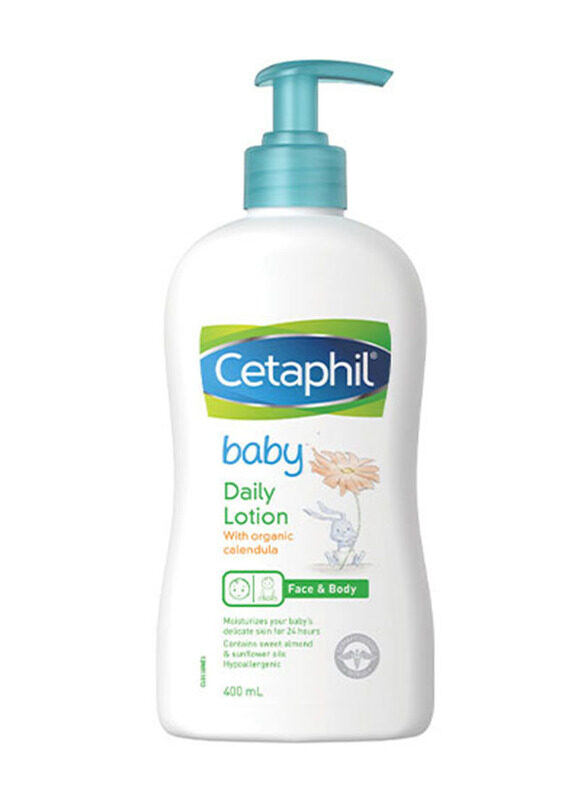 

Cetaphil 400ml Calendula Daily Wash for Babies, White