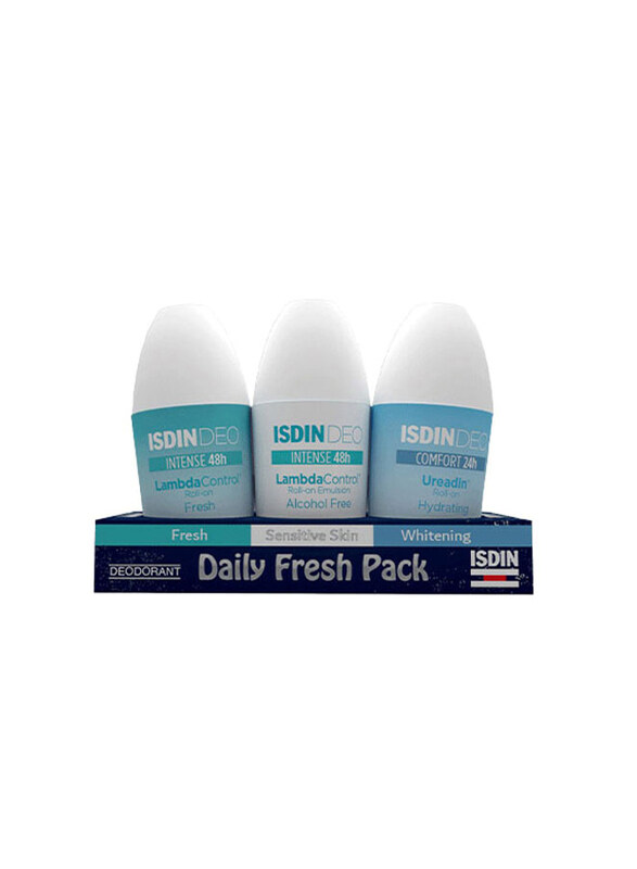 

ISDIN Daily Fresh Deodorant Promo Pack, 3-Piece