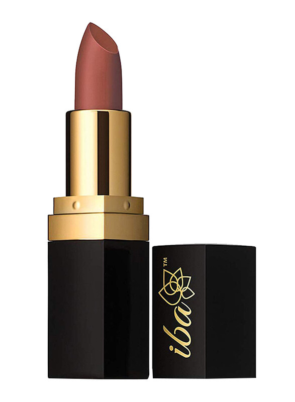 

Iba Pure Lips Long Stay Matte Lipstick, 4gm, M15 Cinnamon Chai, Brown