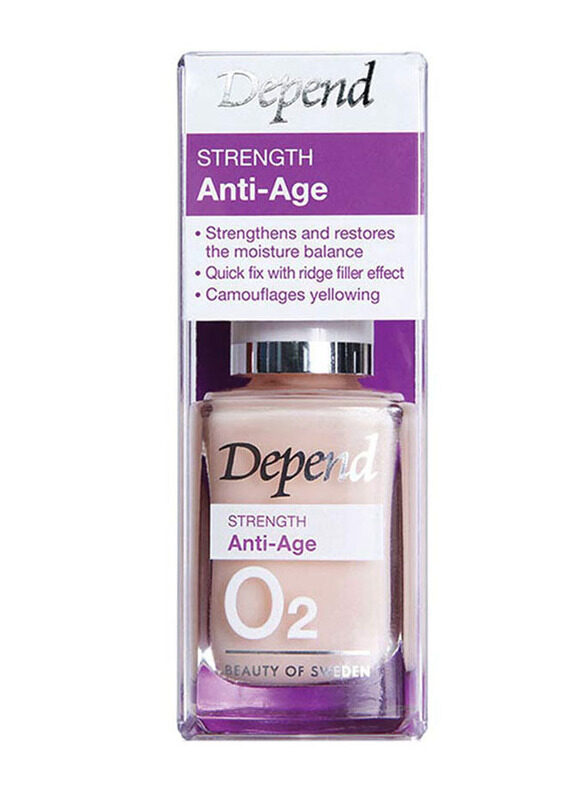 

Depend Strength Anti Age for Dry Brittle & Splitting Nails, 11ml, Beige