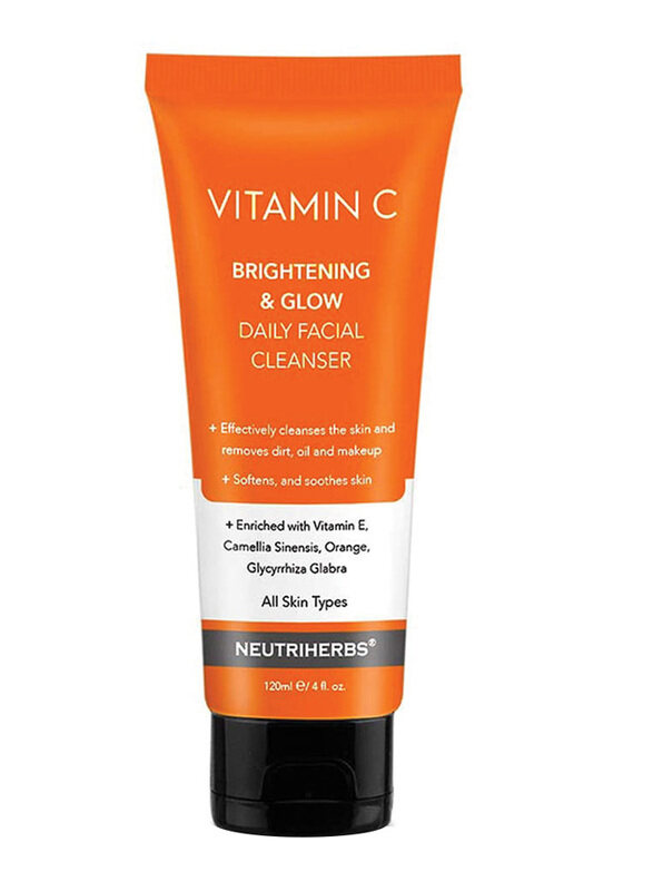 

Neutriherbs Vitamin-C Brightening & Glow Daily Facial Cleanser, 120ml