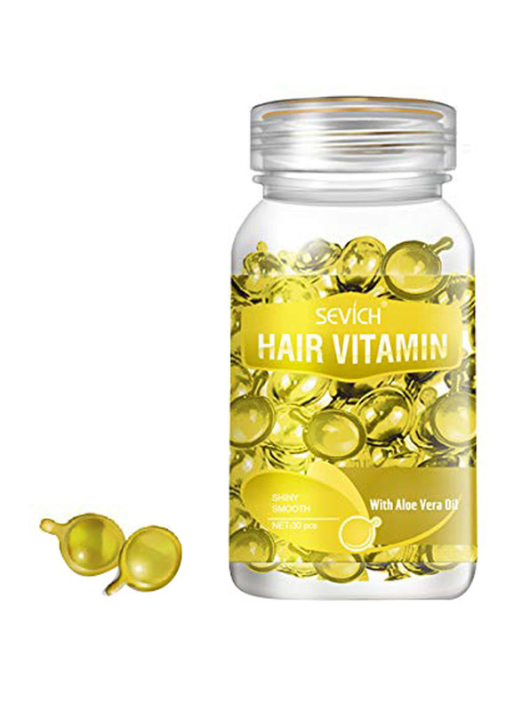 Sevich Hair Vitamin Black Capsule Hair Oil for Dry Hair, 30 Pieces