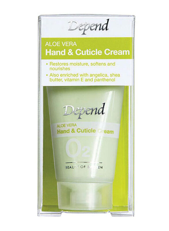 

Depend Aloe Vera Hand & Cuticle Cream, 20ml