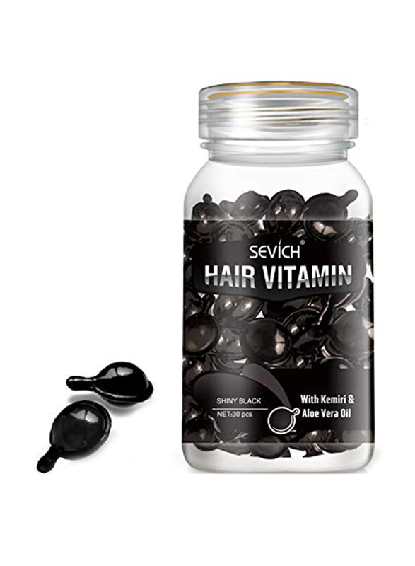 Sevich Hair Vitamin Red Capsule Hair Oil for Dry Hair, 30 Pieces