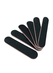 Vipolish Emery Board Double-Side Grit Nail Files, 12 Pieces, Black