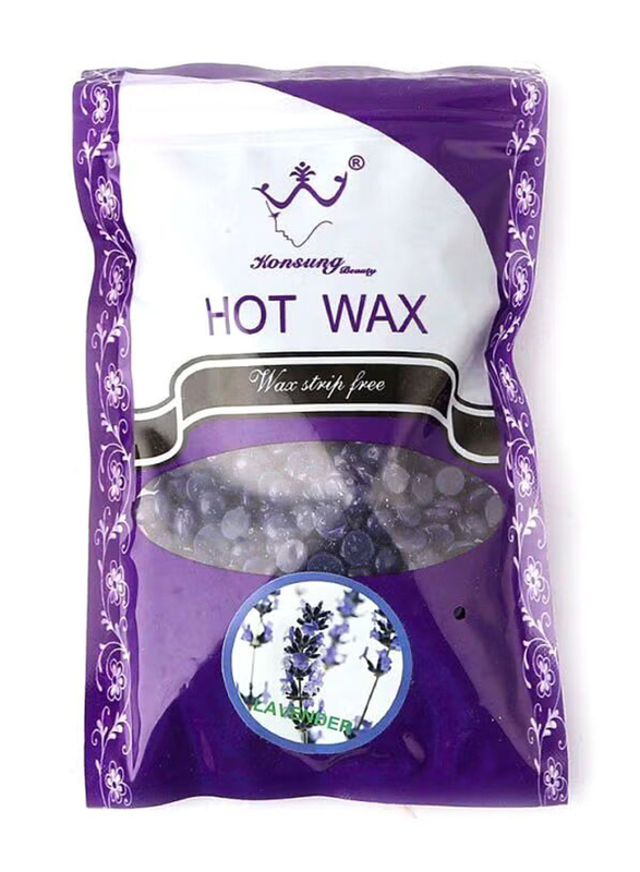 Konsung Beauty Lavender Flavour Depilatory Wax Bean, 100g, Purple