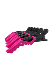 Salon Croc Hair Styling Clips-Sectioning Plastic Alligator Hair Clip for Thick Hair, 10 Pieces, Multicolour