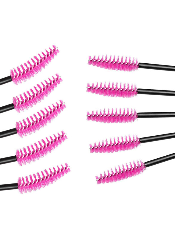 

Generic Disposable Eyelash Brush, 100 Pieces, Black/Pink