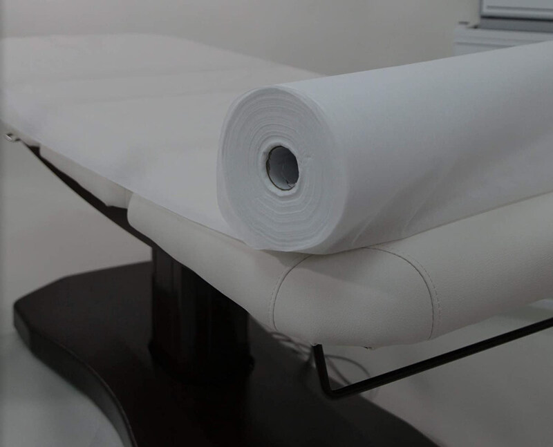 

Source One Beauty Perforated Disposable Bed Sheets for Massage Facial Waxing and Body Treatments, White, 4 Rolls