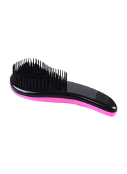 Salon Styling Tamer Massage Hair Tangle Detangling Hair Brushes, Black/Pink