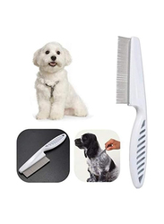 14cm Beauty Hair Removal Flea Comb for Dog & Cat, White