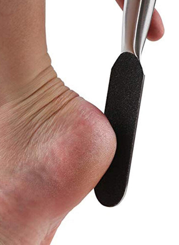 La Perla Tech Foot File Callus Remover, Black