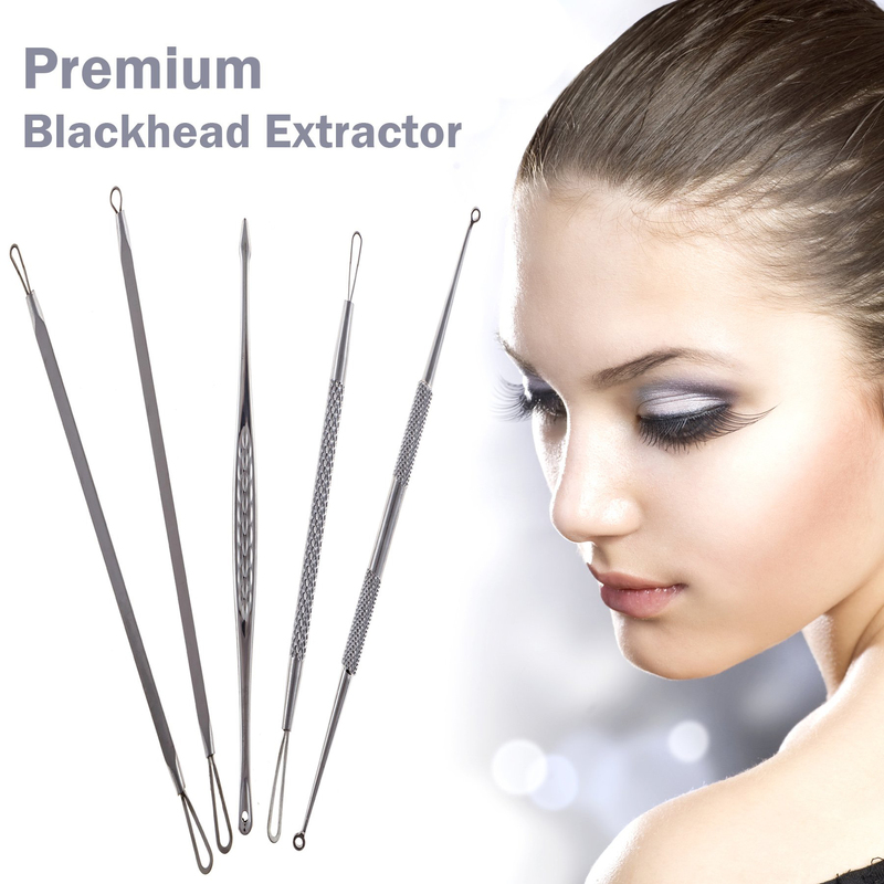 Acne Extractor Tool Removal Kit, 5 Pieces