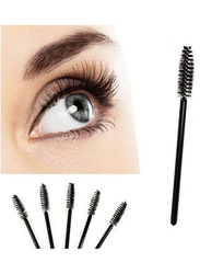 La Perla Tech Eyelash Mascara Brushes, 50 Pieces, Black