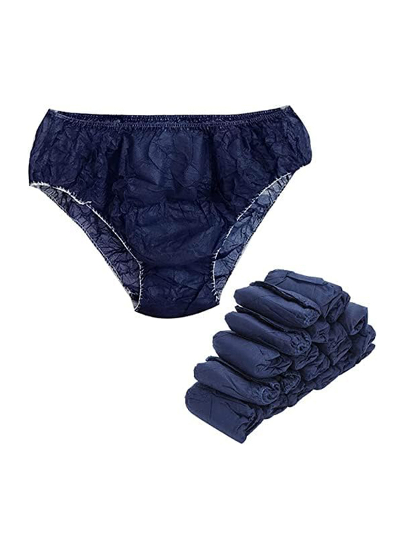 La Perla Tech Disposable Women Spa Panties, Free Size, 100 Pieces, Navy Blue