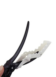 La Perla Tech Crocodile Design Styling Sectioning Wide Teeth & Anti-Slip Hair Clips, 5 Pieces