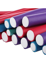 La Perla Tech Flexible Curling Rods Foam Hair Rollers, 36 Pieces, Multicolour