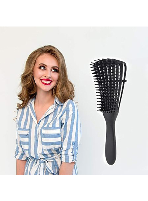 Natural Wet Detangling Hair Detangler Brush for Kinky Curly Hair, 1 Piece