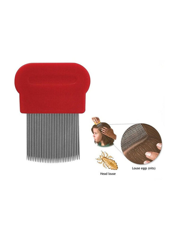 

La Perla Tech Stainless Steel Long Teeth Hair Lice Comb, 1-Piece