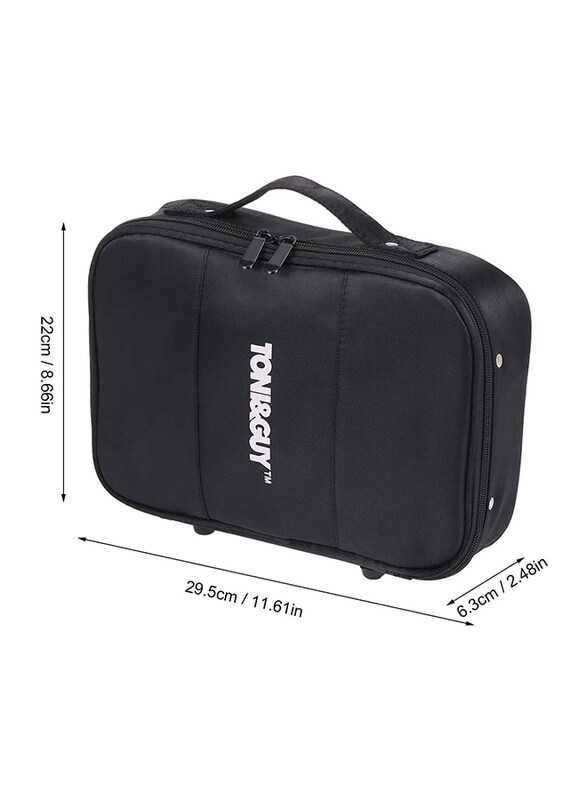 Anself Travel Storage Barber Bag, Black