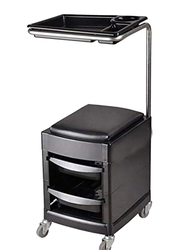 Hk Manicure Chair With Drawer, Black