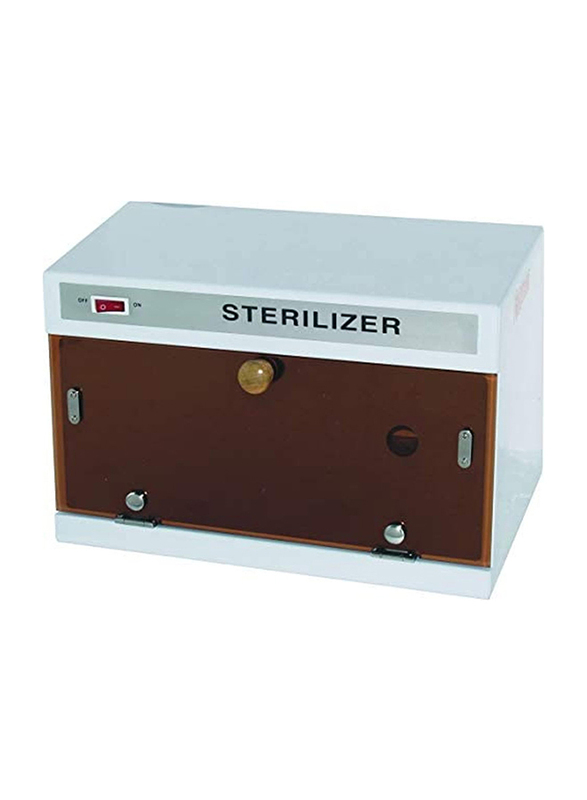 Ultra Violet Sterilizer Cabinet, Brown/Silver