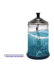 Anself Salon Barber Disinfection Jar Container Sterilizer Jar, Clear