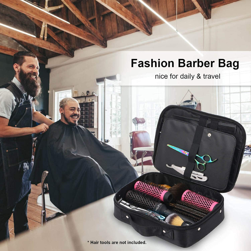 La Perla Tech Barber Bag for Hair Salon Tools, Black