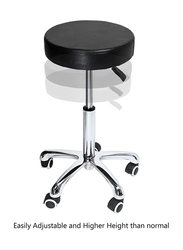Multi-Purpose Swivel Salon Stool Chair, Black