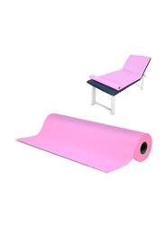 La Perla Tech Disposable Non-Woven Bed Cover Roll, 50 Pieces, Pink
