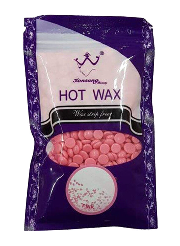 

Konsung Beauty Hair Removal Hot Wax Beans Pink, Pink, 1 Pack