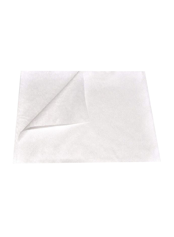 60 x 110cm Disposable Hair Towel for All Hair Types, White, 50-Pieces