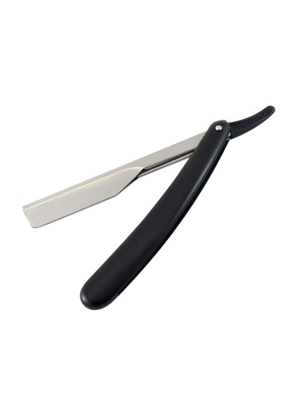 La Perla Tech Professional Barber Straight Edge Razor for Men, Black