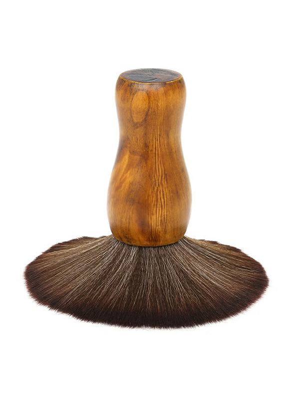 Barber Hair Neck Duster Brush, Brown