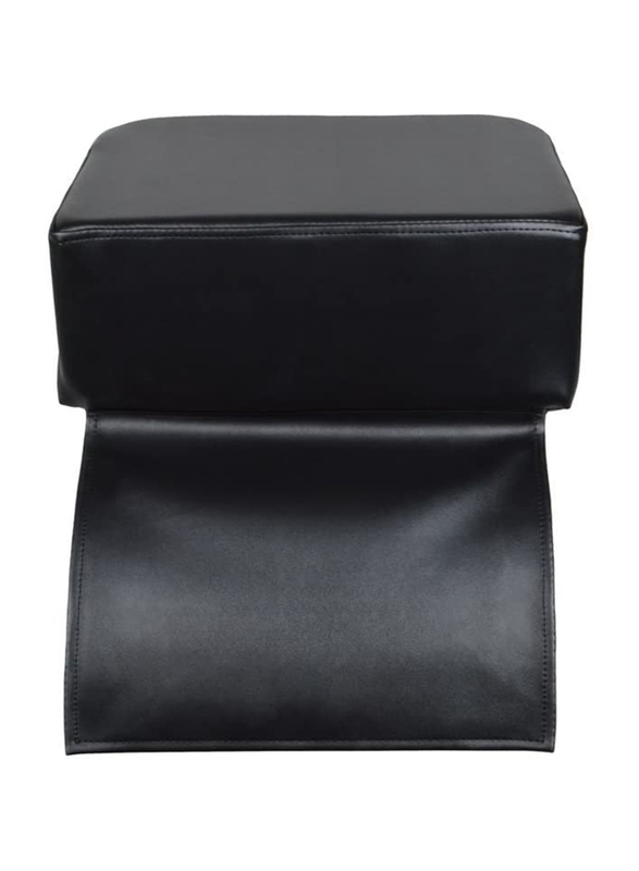 TMS Lot 2 Barber Beauty Salon Child Booster Cushion Seat, 2-Piece, Black