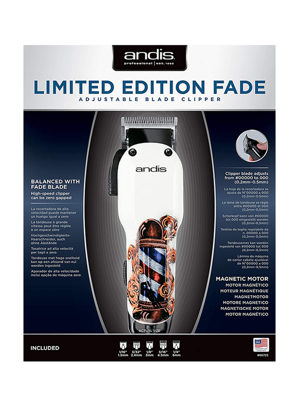 Andis Limited Edition Professional Adjustable Blade Clipper, Multicolour