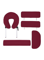 La Perla Tech Professional Use Portable Massage Bed, Burgundy